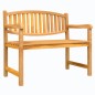 vidaXL Panca da Giardino 114x59x87 cm Legno Massello di Teak vidaXL Panca da Giardino 114x59x87 cm Legno Massello di Teak