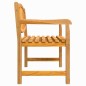 vidaXL Panca da Giardino 114x59x87 cm Legno Massello di Teak vidaXL Panca da Giardino 114x59x87 cm Legno Massello di Teak