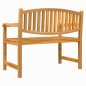 vidaXL Panca da Giardino 114x59x87 cm Legno Massello di Teak vidaXL Panca da Giardino 114x59x87 cm Legno Massello di Teak