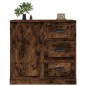 vidaXL Credenza Rovere Fumo 70x35,5x67,5 cm in Legno Multistrato vidaXL Credenza Rovere Fumo 70x35,5x67,5 cm in Legno Multistrato