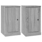vidaXL Credenze 2pz Grigio Sonoma 37,5x35,5x67,5 cm Legno Multistrato vidaXL Credenze 2pz Grigio Sonoma 37,5x35,5x67,5 cm Legno Multistrato