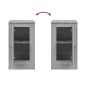 vidaXL Credenze 2pz Grigio Sonoma 37,5x35,5x67,5 cm Legno Multistrato vidaXL Credenze 2pz Grigio Sonoma 37,5x35,5x67,5 cm Legno Multistrato