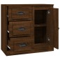 vidaXL Credenza Rovere Marrone 70x35,5x67,5 cm in Legno Multistrato vidaXL Credenza Rovere Marrone 70x35,5x67,5 cm in Legno Multistrato
