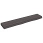 vidaXL Ripiano Muro Grigio Scuro 100x20x6 cm Massello Rovere Trattato vidaXL Ripiano Muro Grigio Scuro 100x20x6 cm Massello Rovere Trattato