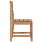 Sedie da Giardino 2 pz in Legno Massello di Teak Sedie da Giardino 2 pz in Legno Massello di Teak