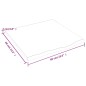 vidaXL Ripiano Muro Marrone Scuro 60x60x2 cm Massello Rovere Trattato