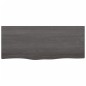 vidaXL Ripiano Marrone Scuro 100x40x(2-6) cm Massello Rovere Trattato vidaXL Ripiano Marrone Scuro 100x40x(2-6) cm Massello Rovere Trattato