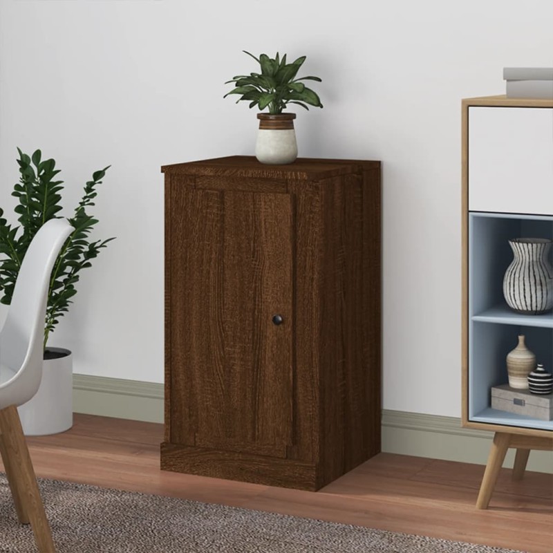 vidaXL Credenza Rovere Marrone 37,5x35,5x67,5 cm in Legno Multistrato vidaXL Credenza Rovere Marrone 37,5x35,5x67,5 cm in Legno Multistrato