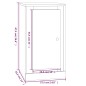 vidaXL Credenza Rovere Marrone 37,5x35,5x67,5 cm in Legno Multistrato vidaXL Credenza Rovere Marrone 37,5x35,5x67,5 cm in Legno Multistrato