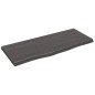 vidaXL Ripiano Muro Grigio Scuro 100x40x4 cm Massello Rovere Trattato vidaXL Ripiano Muro Grigio Scuro 100x40x4 cm Massello Rovere Trattato