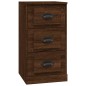 vidaXL Credenza Rovere Marrone 36x35,5x67,5 cm in Legno Multistrato vidaXL Credenza Rovere Marrone 36x35,5x67,5 cm in Legno Multistrato