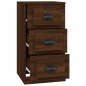 vidaXL Credenza Rovere Marrone 36x35,5x67,5 cm in Legno Multistrato vidaXL Credenza Rovere Marrone 36x35,5x67,5 cm in Legno Multistrato