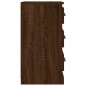 vidaXL Credenza Rovere Marrone 36x35,5x67,5 cm in Legno Multistrato vidaXL Credenza Rovere Marrone 36x35,5x67,5 cm in Legno Multistrato