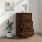 vidaXL Credenza Rovere Marrone 36x35,5x67,5 cm in Legno Multistrato vidaXL Credenza Rovere Marrone 36x35,5x67,5 cm in Legno Multistrato