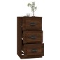 vidaXL Credenza Rovere Marrone 36x35,5x67,5 cm in Legno Multistrato vidaXL Credenza Rovere Marrone 36x35,5x67,5 cm in Legno Multistrato