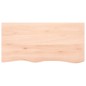vidaXL Ripiano a Parete 100x50x4 cm Legno Massello Rovere Non Trattato vidaXL Ripiano a Parete 100x50x4 cm Legno Massello Rovere Non Trattato