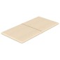 Pannelli Murali 12 pz Crema 60x30 cm in Tessuto 2,16 m² Pannelli Murali 12 pz Crema 60x30 cm in Tessuto 2,16 m²