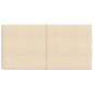 Pannelli Murali 12 pz Crema 60x30 cm in Tessuto 2,16 m² Pannelli Murali 12 pz Crema 60x30 cm in Tessuto 2,16 m²