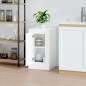 vidaXL Credenza Bianco Lucido 37,5x35,5x67,5 cm in Legno Multistrato vidaXL Credenza Bianco Lucido 37,5x35,5x67,5 cm in Legno Multistrato