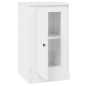 vidaXL Credenza Bianco Lucido 37,5x35,5x67,5 cm in Legno Multistrato vidaXL Credenza Bianco Lucido 37,5x35,5x67,5 cm in Legno Multistrato