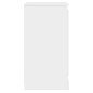 vidaXL Credenza Bianco Lucido 37,5x35,5x67,5 cm in Legno Multistrato vidaXL Credenza Bianco Lucido 37,5x35,5x67,5 cm in Legno Multistrato