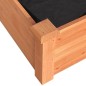vidaXL Fioriera da Giardino Fodera Marrone 240x120x25cm Massello Abete vidaXL Fioriera da Giardino Fodera Marrone 240x120x25cm Massello Abete