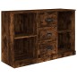 vidaXL Credenza Rovere Fumo 104,5x35,5x67,5 cm in Legno Multistrato vidaXL Credenza Rovere Fumo 104,5x35,5x67,5 cm in Legno Multistrato
