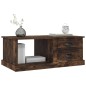 vidaXL Tavolino da Salotto Rovere Fumo 90x50x35 cm Legno Multistrato vidaXL Tavolino da Salotto Rovere Fumo 90x50x35 cm Legno Multistrato
