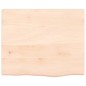 vidaXL Ripiano a Parete 60x50x4 cm Legno Massello Rovere Non Trattato vidaXL Ripiano a Parete 60x50x4 cm Legno Massello Rovere Non Trattato