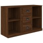 vidaXL Credenza Rovere Marrone 104,5x35,5x67,5 cm in Legno Multistrato vidaXL Credenza Rovere Marrone 104,5x35,5x67,5 cm in Legno Multistrato