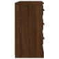 vidaXL Credenza Rovere Marrone 104,5x35,5x67,5 cm in Legno Multistrato vidaXL Credenza Rovere Marrone 104,5x35,5x67,5 cm in Legno Multistrato