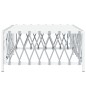 vidaXL Tavolo da Giardino Bianco 70x70x34 cm in Tessuto Intrecciato