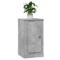 vidaXL Credenze 2pz Grigio Cemento 37,5x35,5x67,5 cm Legno Multistrato vidaXL Credenze 2pz Grigio Cemento 37,5x35,5x67,5 cm Legno Multistrato