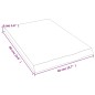 vidaXL Ripiano Muro Grigio Scuro 40x60x4 cm Massello Rovere Trattato