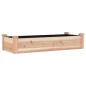 vidaXL Fioriera Rialzata da Giardino Fodera 120x45x25cm Massello Abete