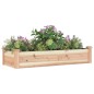 vidaXL Fioriera Rialzata da Giardino Fodera 120x45x25cm Massello Abete