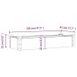 vidaXL Fioriera Rialzata da Giardino Fodera 120x45x25cm Massello Abete