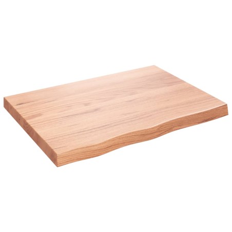 vidaXL Ripiano Muro Marrone 80x60x(2-6) cm Massello Rovere Trattato