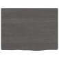 vidaXL Ripiano Muro Grigio Scuro 40x30x2 cm Massello Rovere Trattato vidaXL Ripiano Muro Grigio Scuro 40x30x2 cm Massello Rovere Trattato