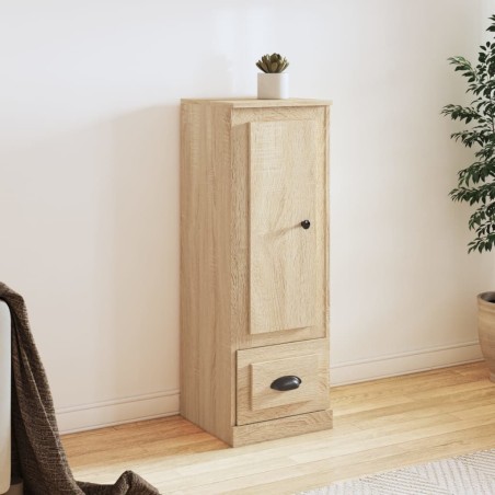 vidaXL Credenza Rovere Sonoma 36x35,5x103,5 cm in Legno Multistrato