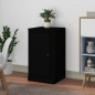 vidaXL Credenza Nera 37,5x35,5x67,5 cm in Legno Multistrato vidaXL Credenza Nera 37,5x35,5x67,5 cm in Legno Multistrato