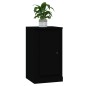 vidaXL Credenza Nera 37,5x35,5x67,5 cm in Legno Multistrato vidaXL Credenza Nera 37,5x35,5x67,5 cm in Legno Multistrato