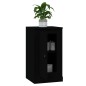vidaXL Credenza Nera 37,5x35,5x67,5 cm in Legno Multistrato vidaXL Credenza Nera 37,5x35,5x67,5 cm in Legno Multistrato