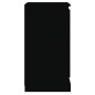 vidaXL Credenza Nera 37,5x35,5x67,5 cm in Legno Multistrato vidaXL Credenza Nera 37,5x35,5x67,5 cm in Legno Multistrato