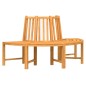 vidaXL Panca per Albero Semi Circolare Ø160 cm Legno Massello di Teak vidaXL Panca per Albero Semi Circolare Ø160 cm Legno Massello di Teak