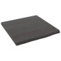 vidaXL Ripiano Muro Grigio Scuro 40x40x2 cm Massello Rovere Trattato vidaXL Ripiano Muro Grigio Scuro 40x40x2 cm Massello Rovere Trattato