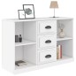 vidaXL Credenza Bianca 104,5x35,5x67,5 cm in Legno Multistrato vidaXL Credenza Bianca 104,5x35,5x67,5 cm in Legno Multistrato