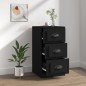 vidaXL Credenza Nera 36x35,5x67,5 cm in Legno Multistrato vidaXL Credenza Nera 36x35,5x67,5 cm in Legno Multistrato