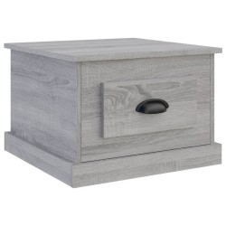 vidaXL Tavolino da Salotto Grigio Sonoma 50x50x35 cm Legno Multistrato