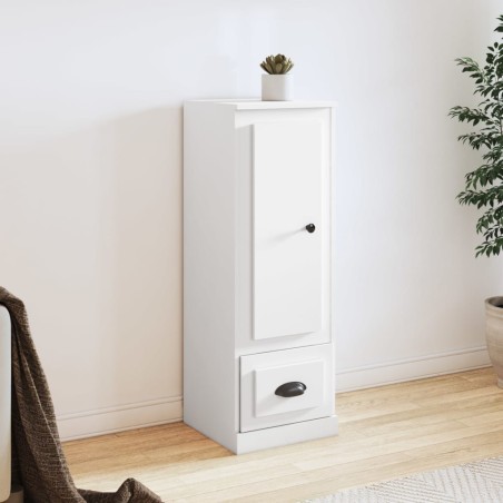 vidaXL Credenza Bianca 36x35,5x103,5 cm in Legno Multistrato